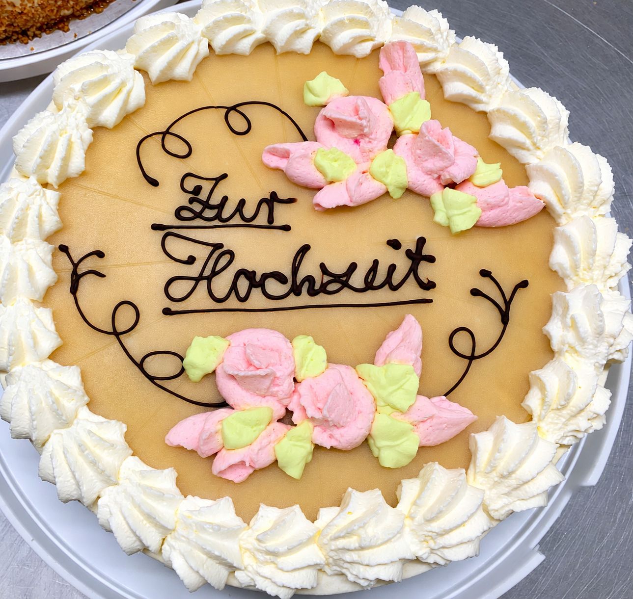 Torte „Zur Hochzeit“ aus eigener Herstellung